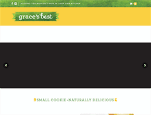 Tablet Screenshot of gracesbestcookies.com